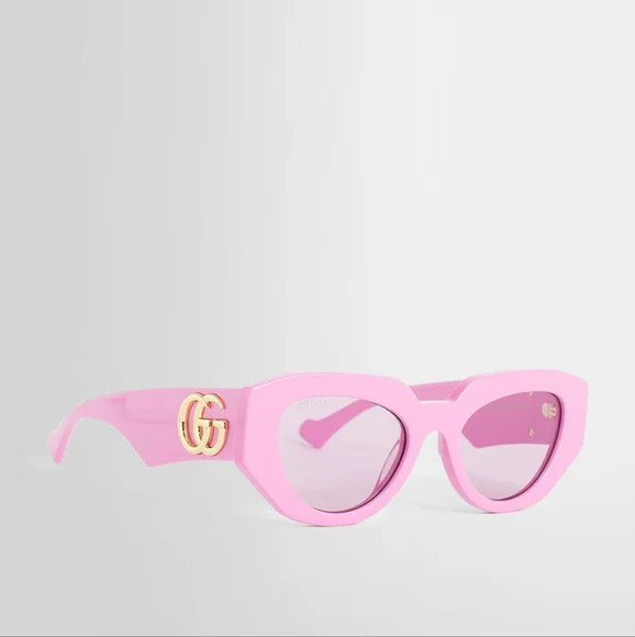 NEW GUCCI PINK OVAL WOMEN GG1421S 004 SUNGLASSES GUCCI display picture 3